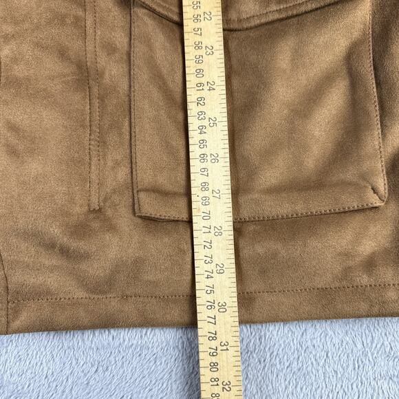 New Mens Robert Graham Gentleman Suede Cargo Field Jacket Coat Cognac SZ M $328 - Picture 10 of 10